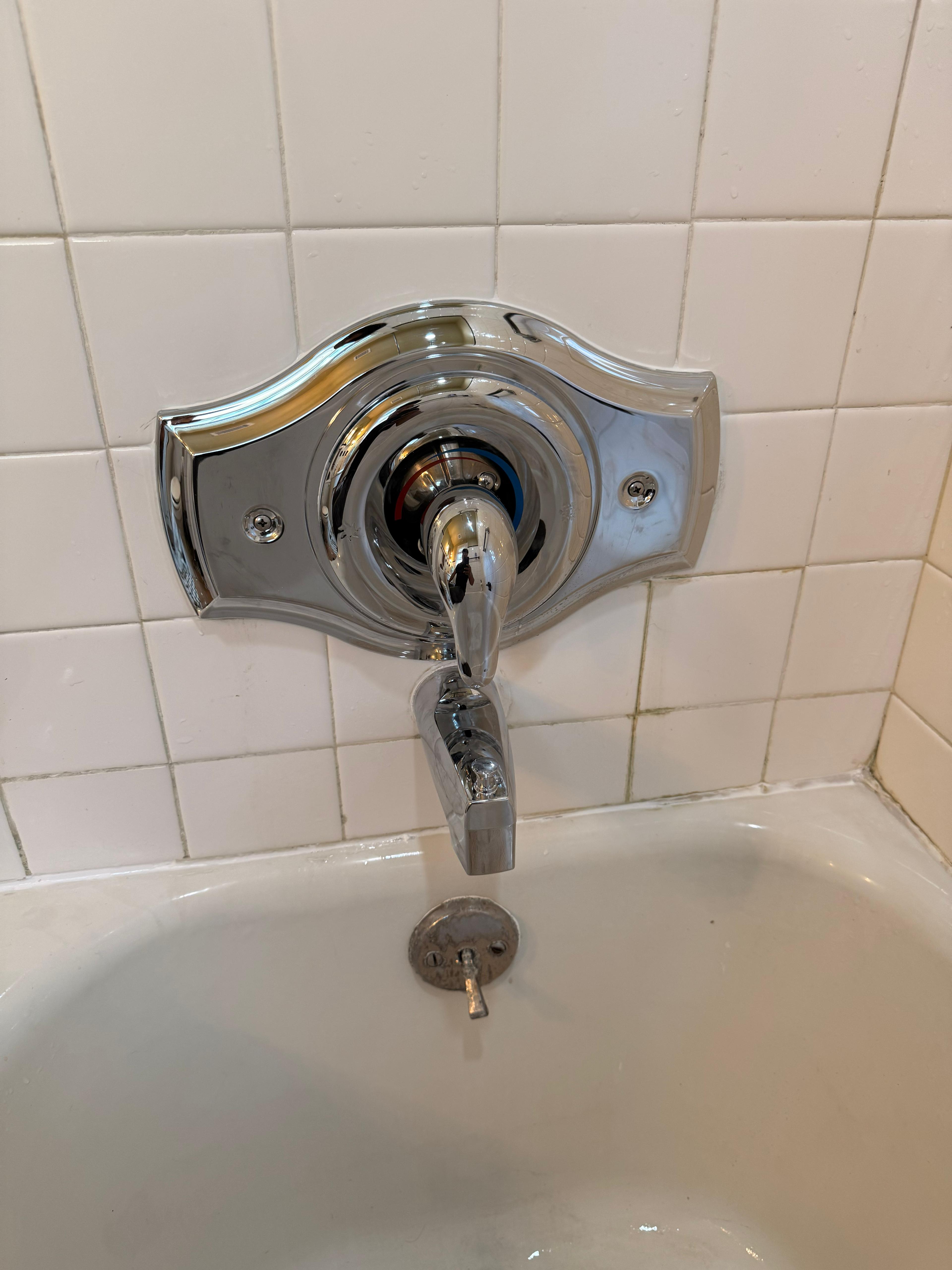 Shower valve after replacement in Cresskill NJ